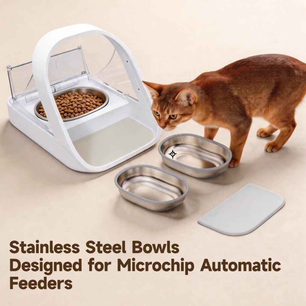 Raised Stand for Microchip Pet Feeders