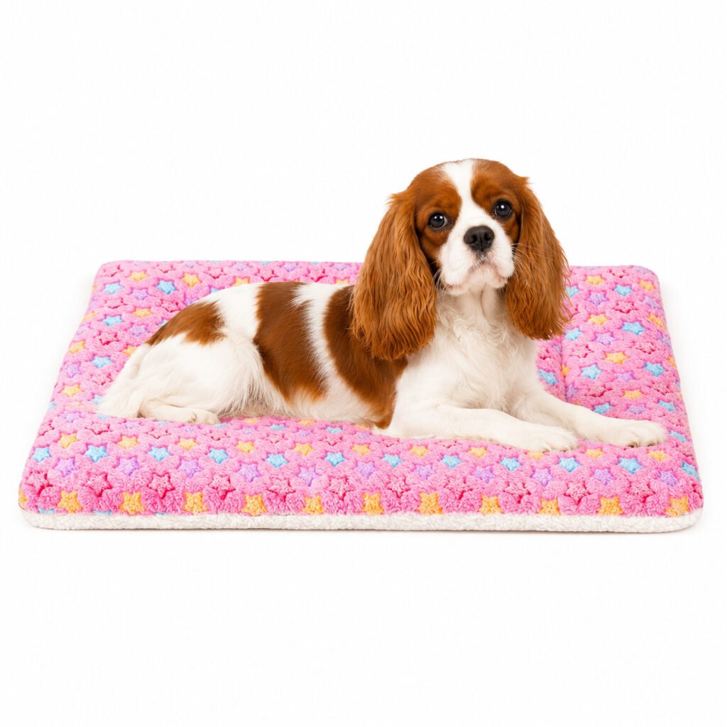 Reversible Star Print Pet Mat